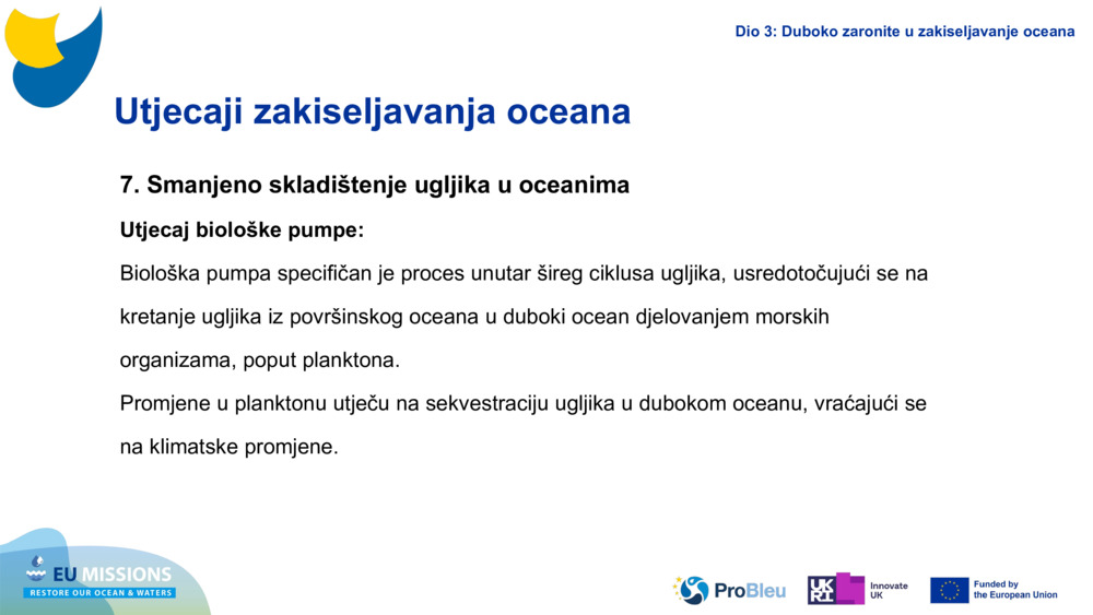 Impacts of Ocean Acidification