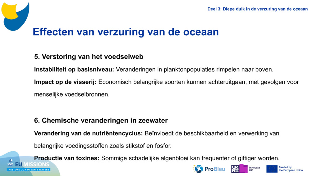 Impacts of Ocean Acidification