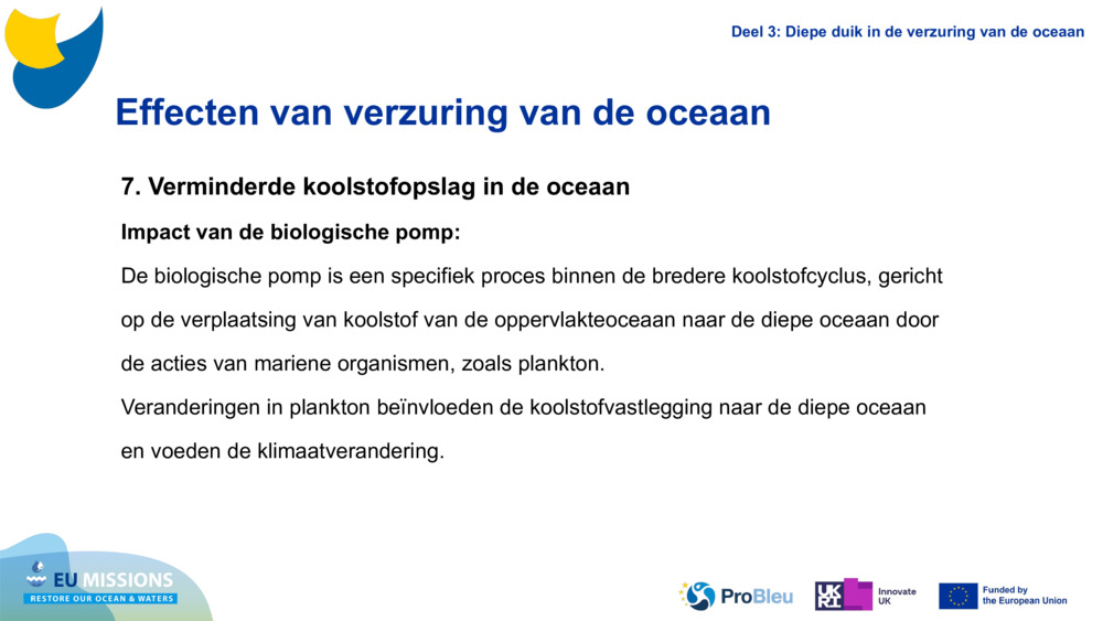 Impacts of Ocean Acidification