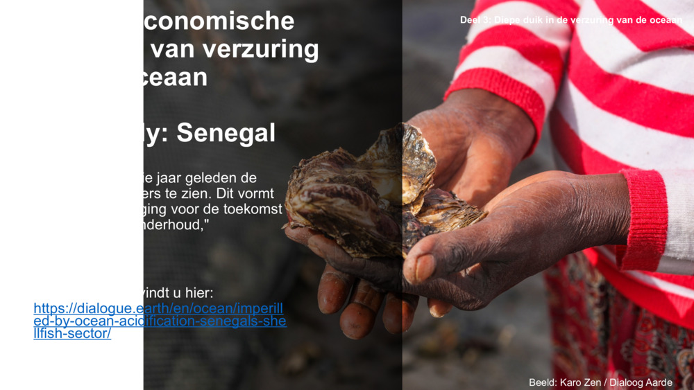 Socio-economic impacts of ocean acidification 