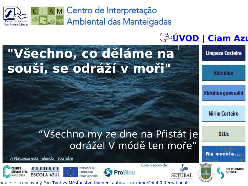 ÚVOD | Ciam Azul
