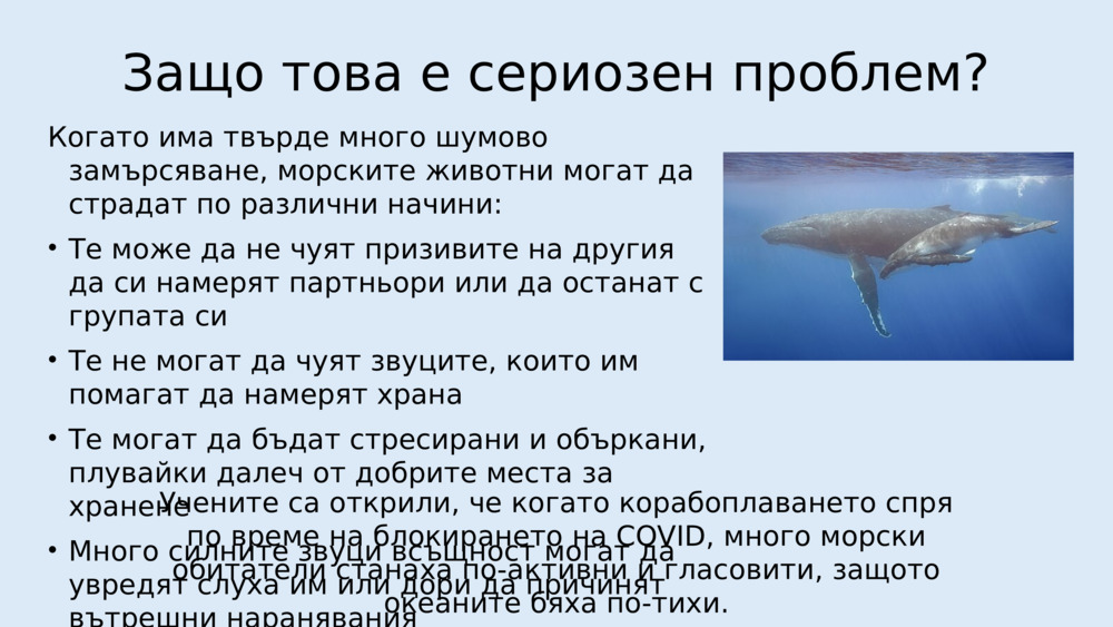 Слушайте звуците и шума