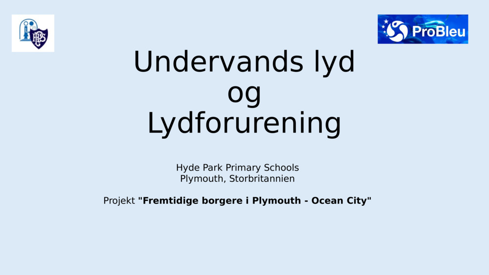 Undervands lyd