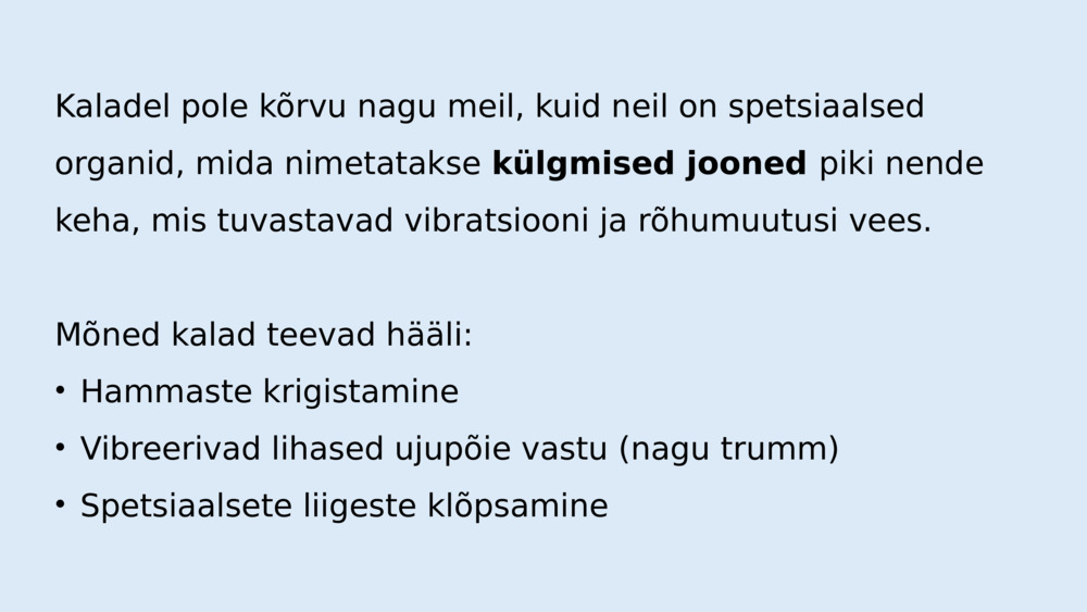 Kas mereelukad saavad häält teha ja üksteist kuulda?  