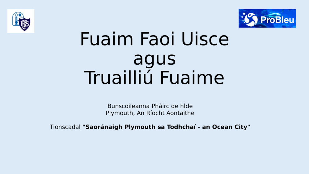 Fuaim Faoi Uisce