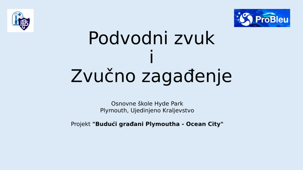 Podvodni zvuk