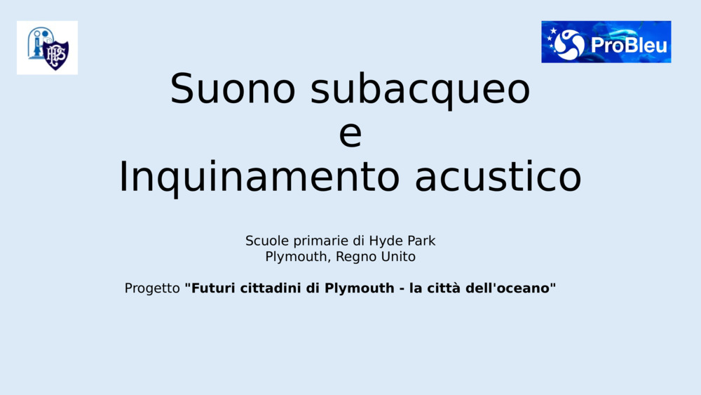 Suono subacqueo
