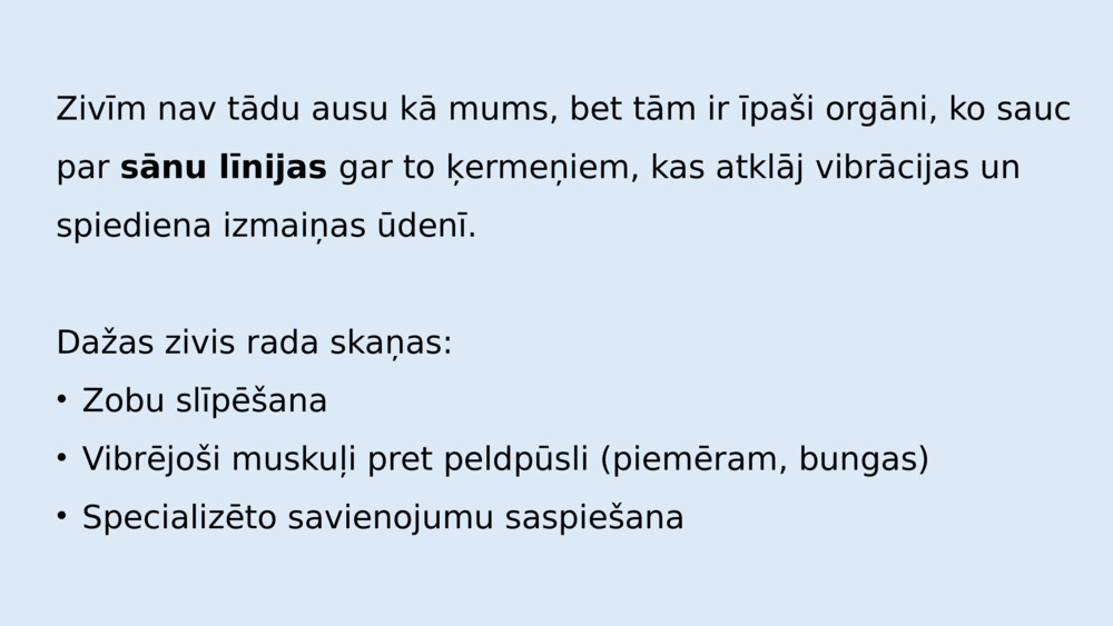 Vai jūras radības var radīt skaņu un dzirdēt viens otru?  