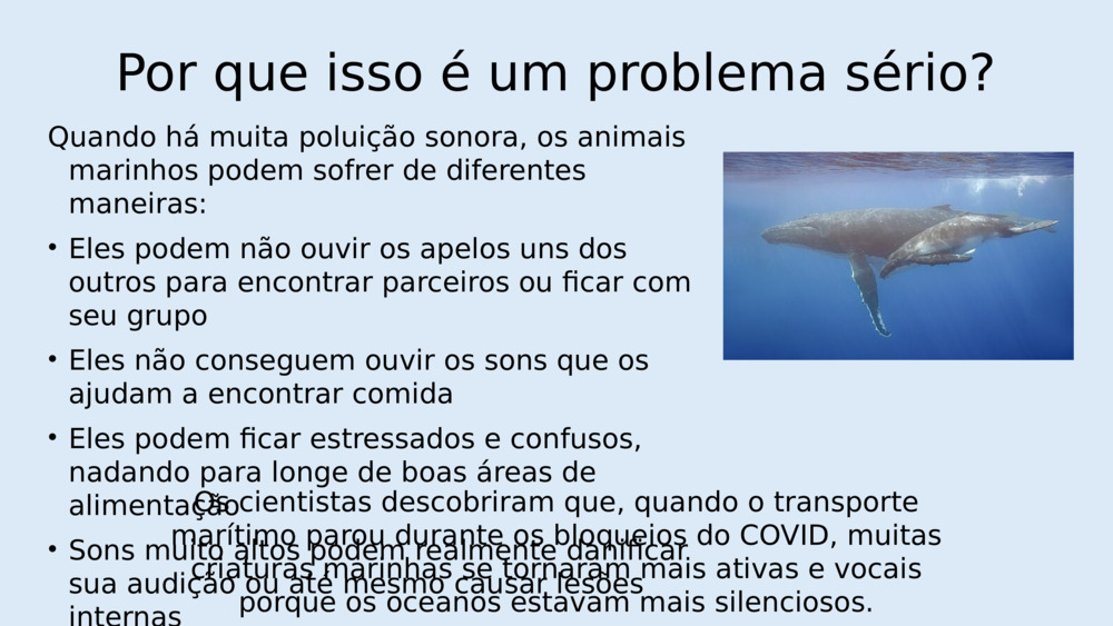 Ouça os sons e o barulho