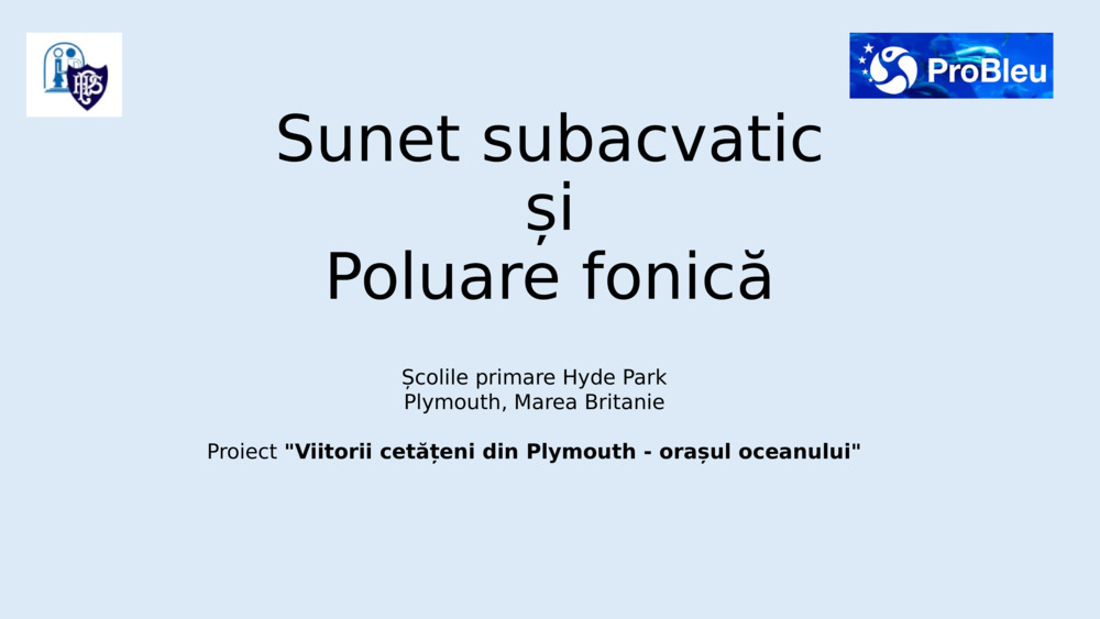 Sunet subacvatic