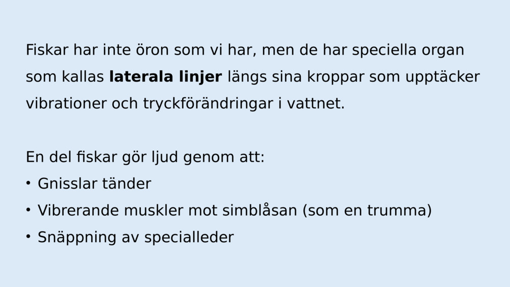 Kan marina varelser göra ljud och höra varandra?  