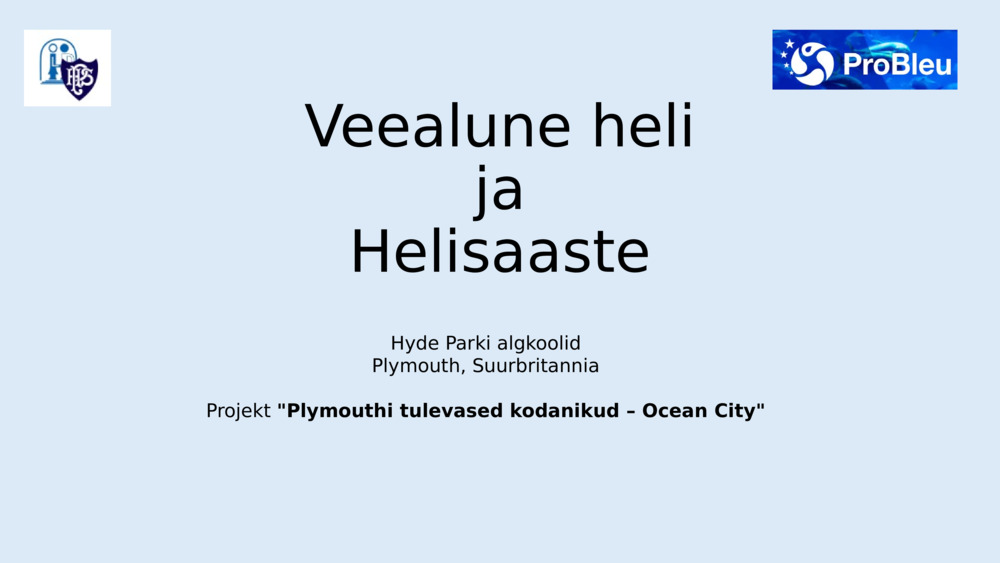 Veealune heli