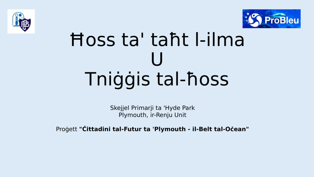 Ħoss ta' taħt l-ilma