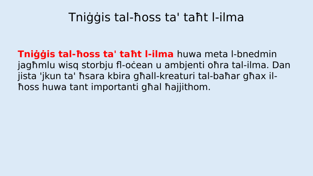 Tista' tismagħni?