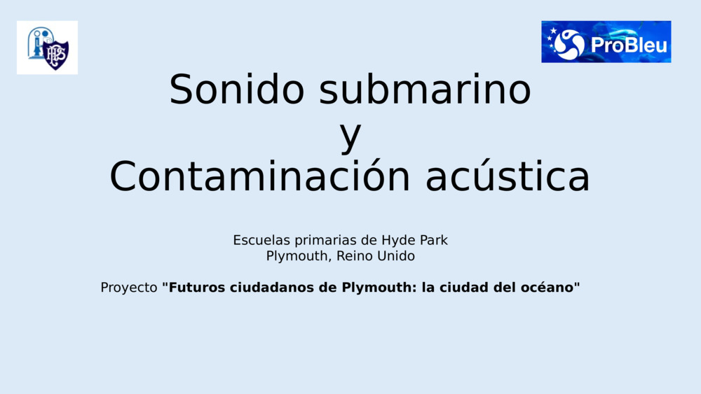 Sonido submarino