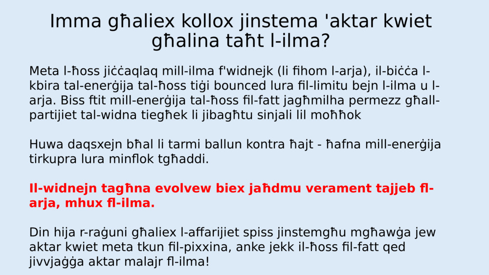 Imma għaliex kollox jinstema 'aktar kwiet għalina taħt l-ilma?
