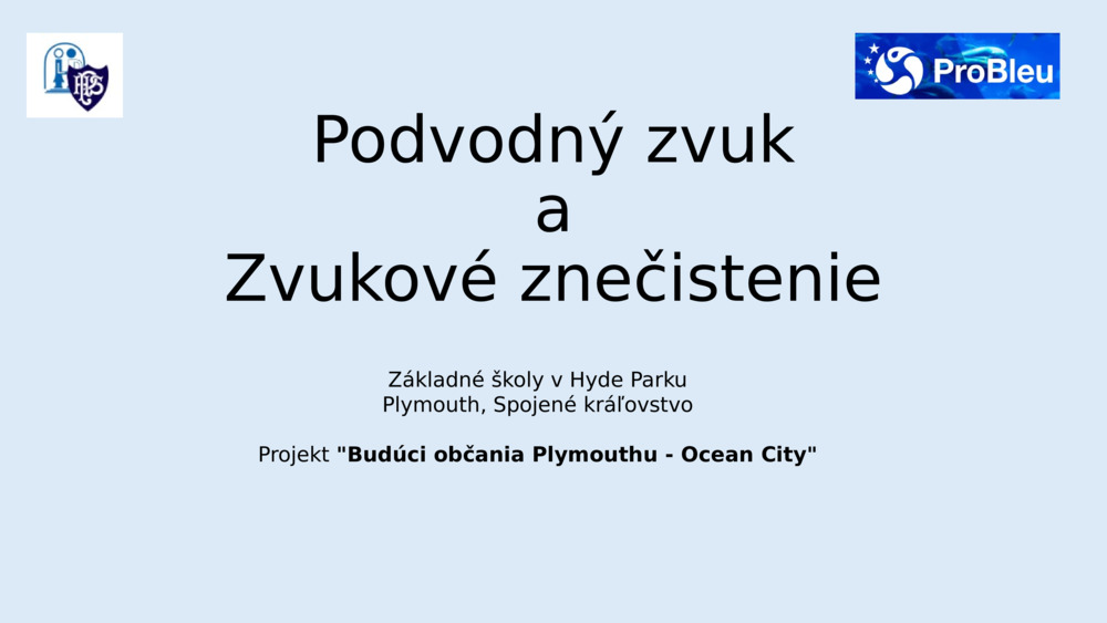 Podvodný zvuk