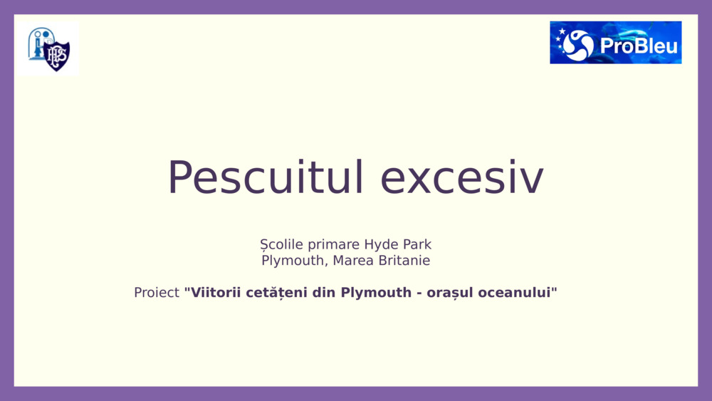 Pescuitul excesiv