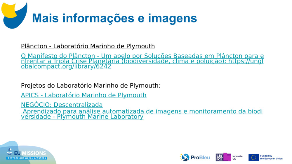 Plâncton - Laboratório Marinho de Plymouth