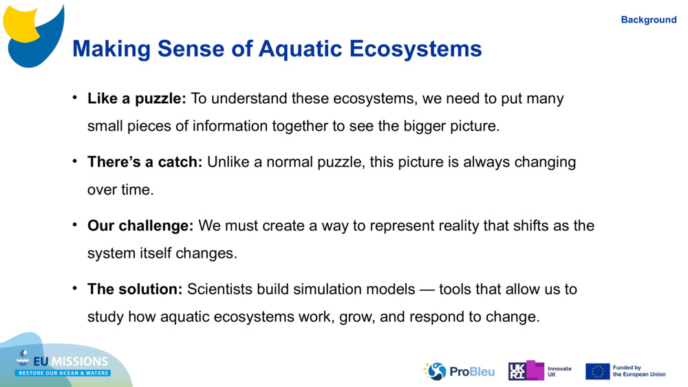 Making Sense of Aquatic Ecosystems