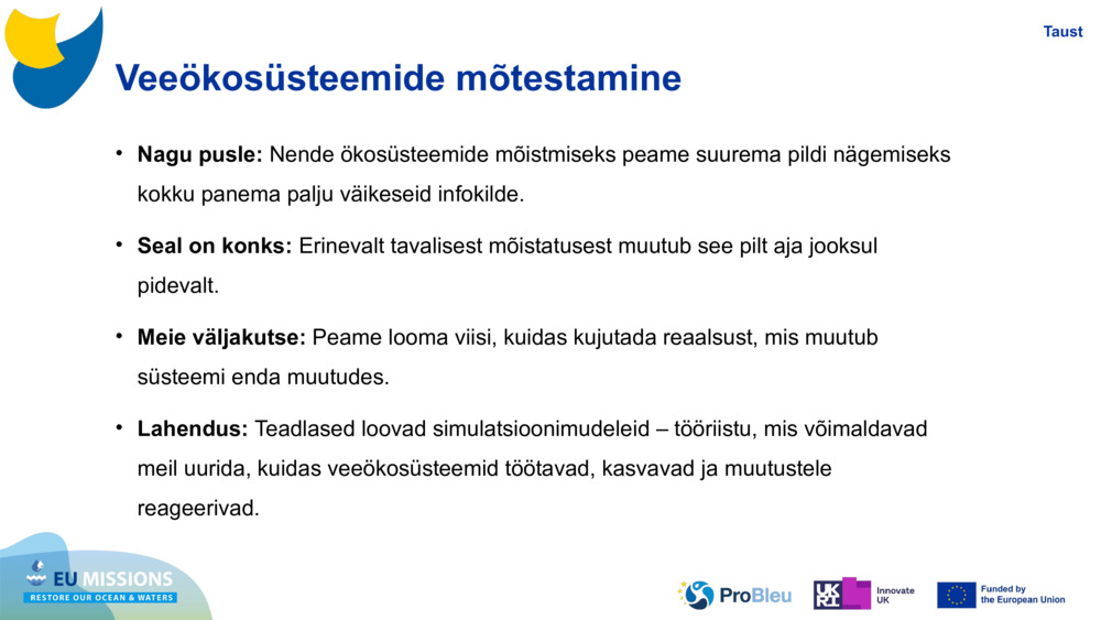 Veeökosüsteemide mõtestamine