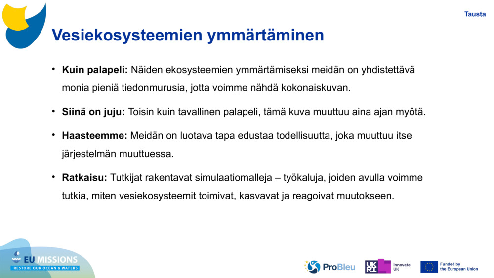 Vesiekosysteemien ymmärtäminen