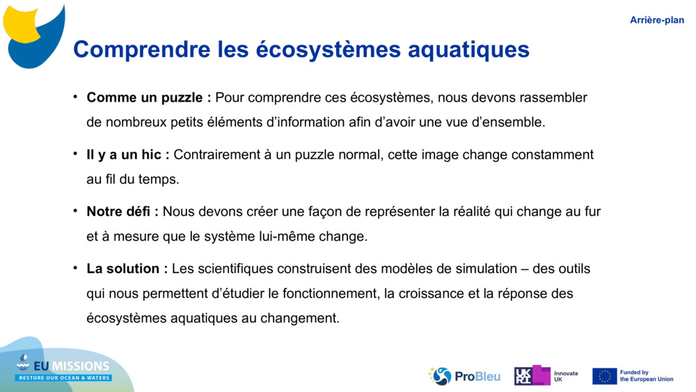 Comprendre les écosystèmes aquatiques