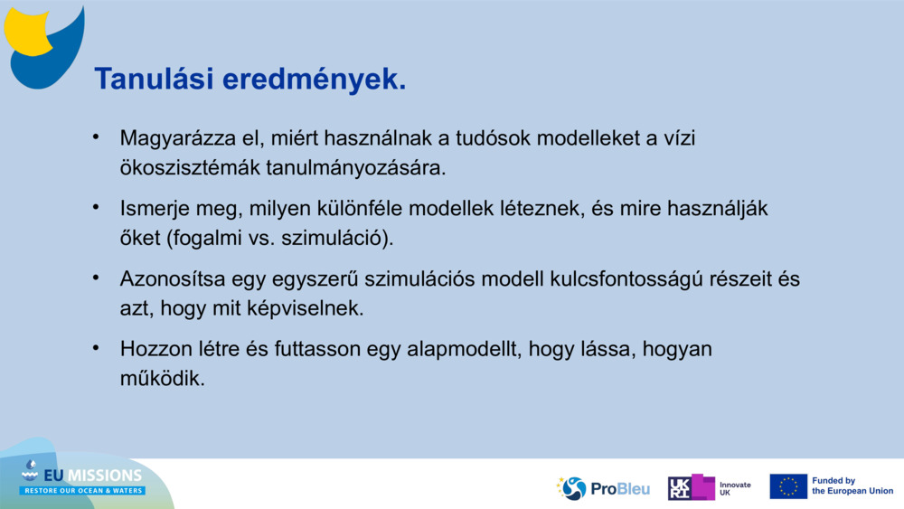 Tanulási eredmények