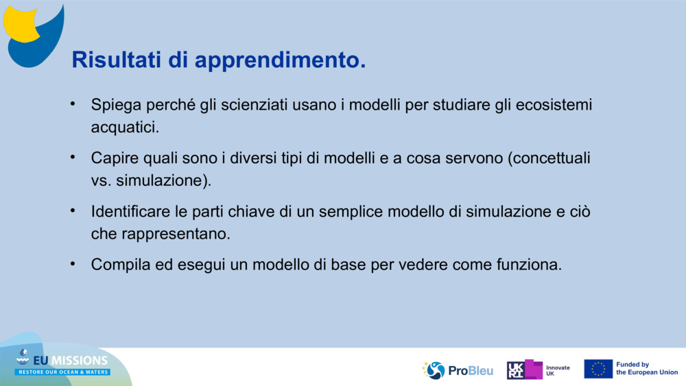 Risultati di apprendimento