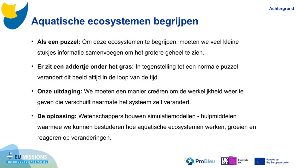 Aquatische ecosystemen begrijpen