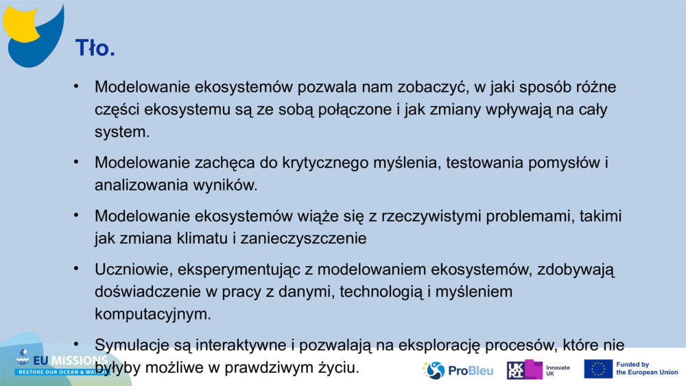 Tło.