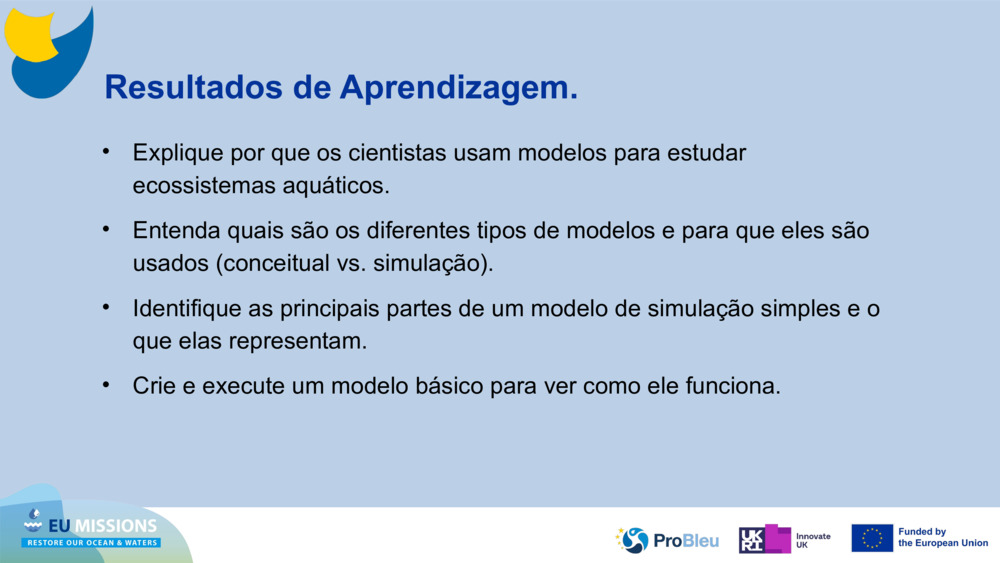 Resultados de Aprendizagem