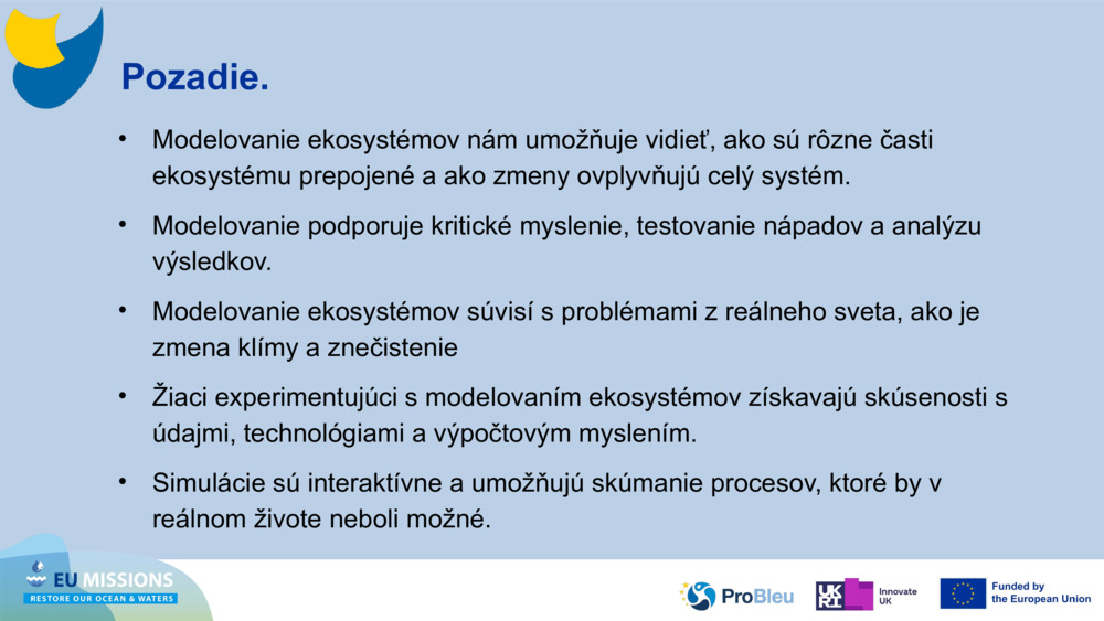 Pozadie.