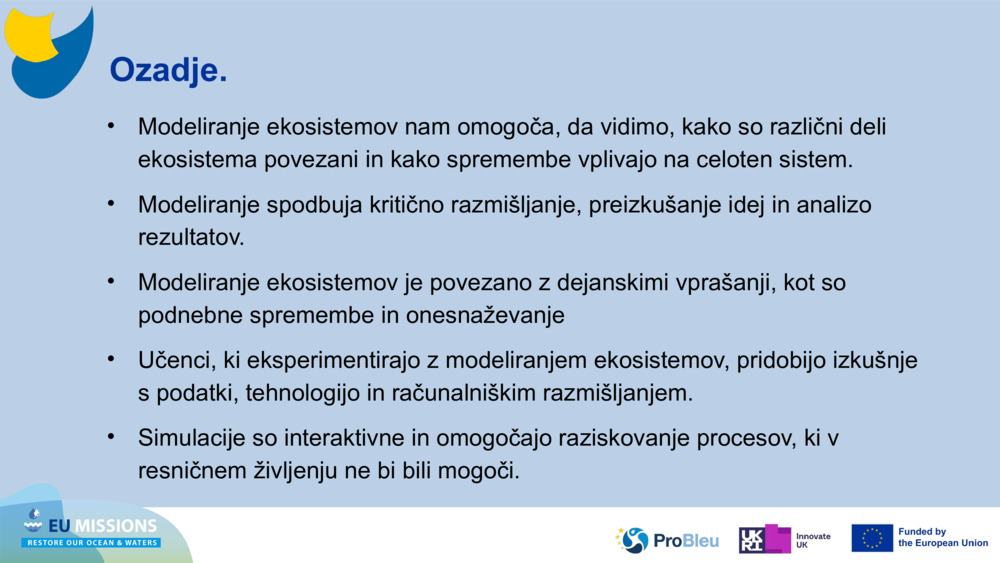 Ozadje.
