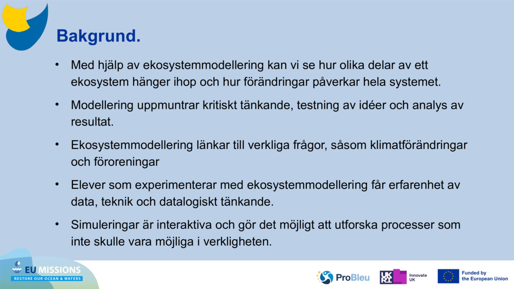 Bakgrund.