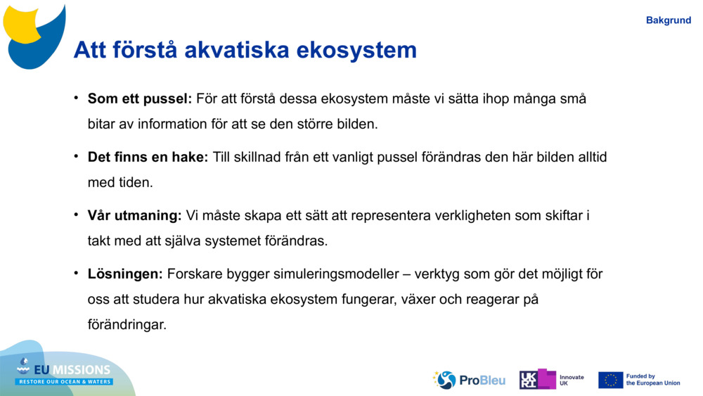 Att förstå akvatiska ekosystem