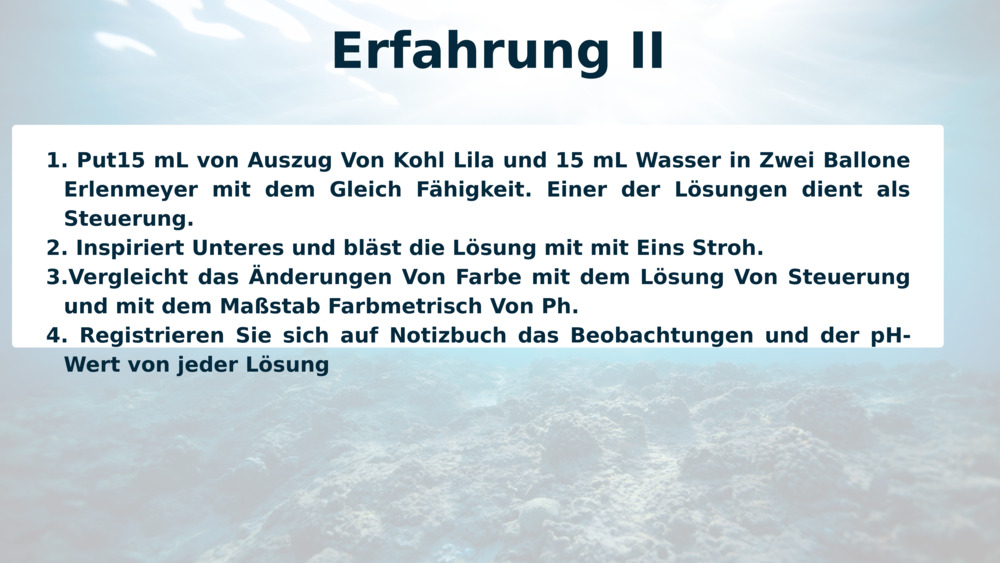 Erfahrung II