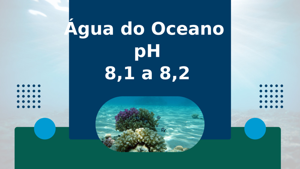 Água do Oceano   pH 