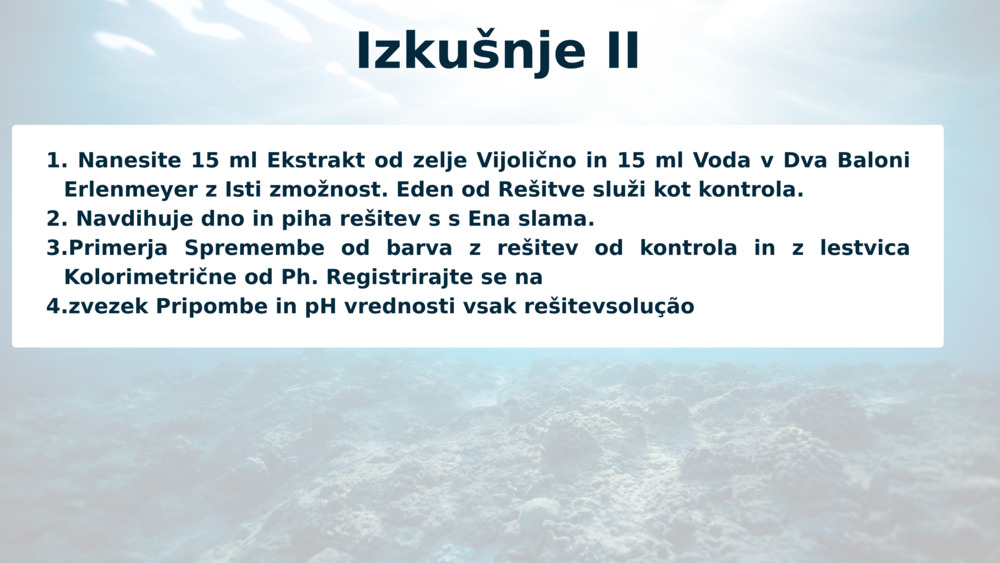 Izkušnje II