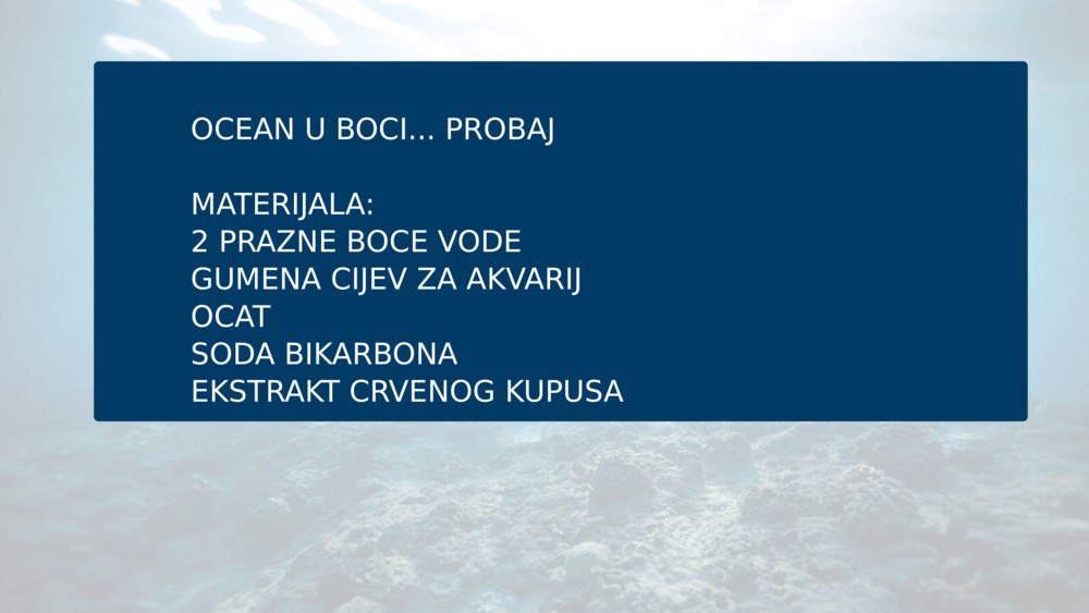 OCEAN U BOCI... PROBAJ
