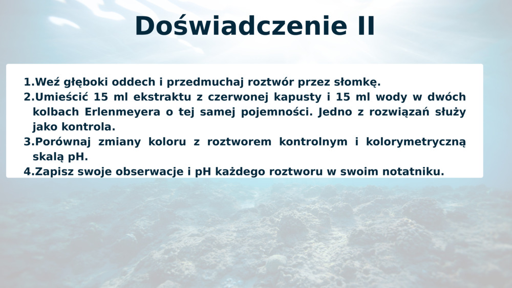 Doświadczenie II