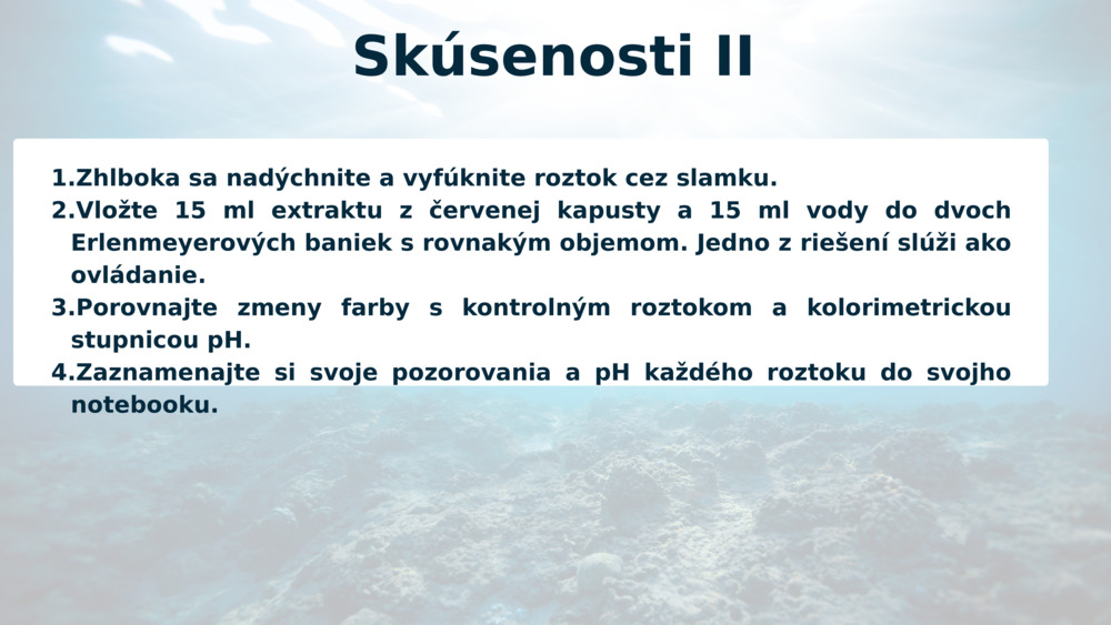Skúsenosti II