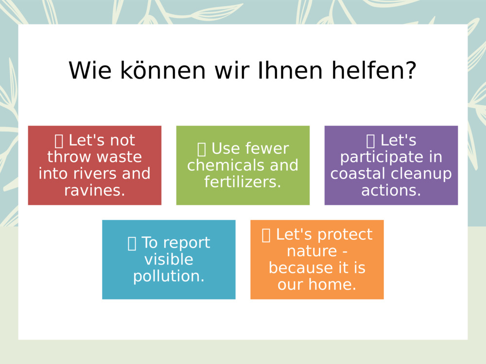 Wie können wir Ihnen helfen?