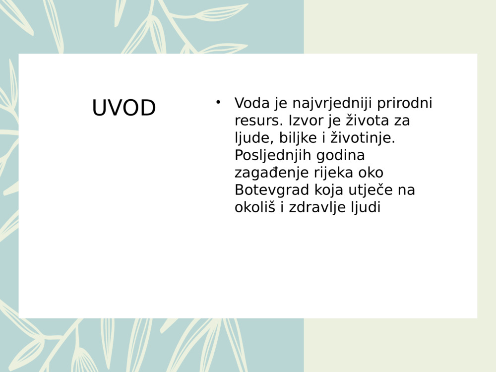 UVOD