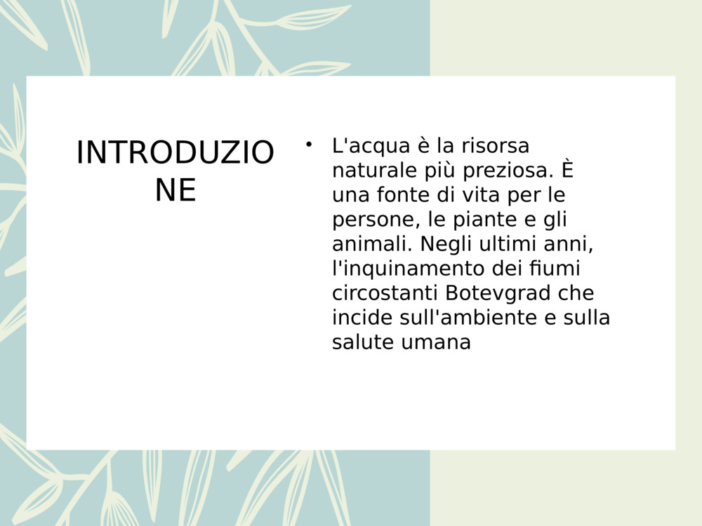 INTRODUZIONE