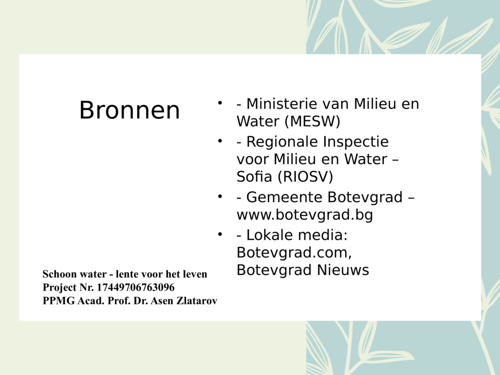 Bronnen