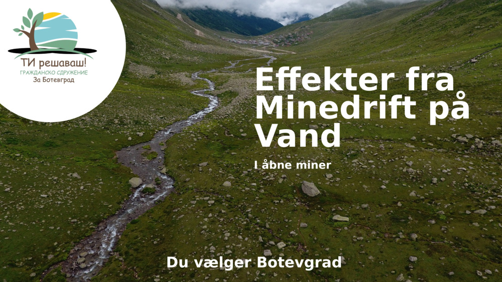 Rent vand - kilde for livet