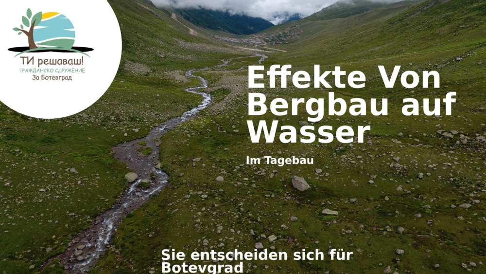 Sauberes Wasser - Quelle fürs Leben