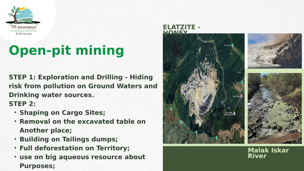 Open-pit mining