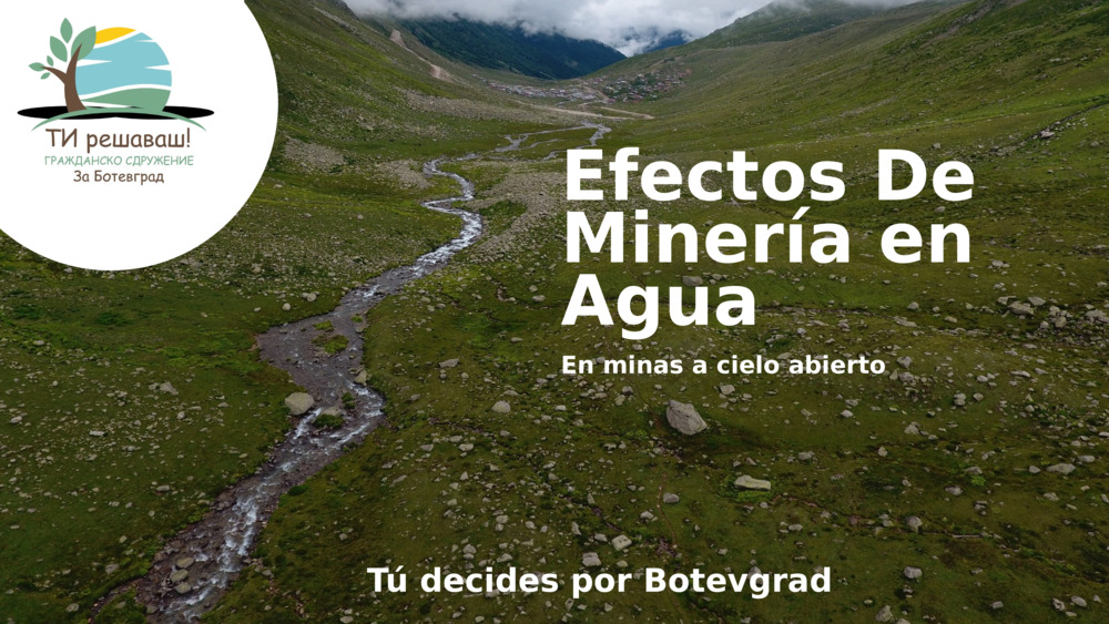 Agua limpia: manantial para la vida